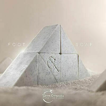 Sirra Organics Soap Мило для ніг ручної роботи М'ята розмарин мило для рук 140гр: ціни та характеристики