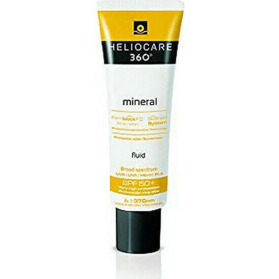 Heliocare 360 Mineral Fluid Мінеральний сонцезахисний крем для обличчя SPF50 50 мл: ціни та характеристики