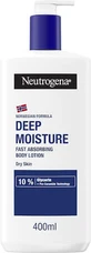 Зволожуючий лосьйон для тіла Neutrogena Deep Moisture для сухої та чутливої шкіри 400 мл