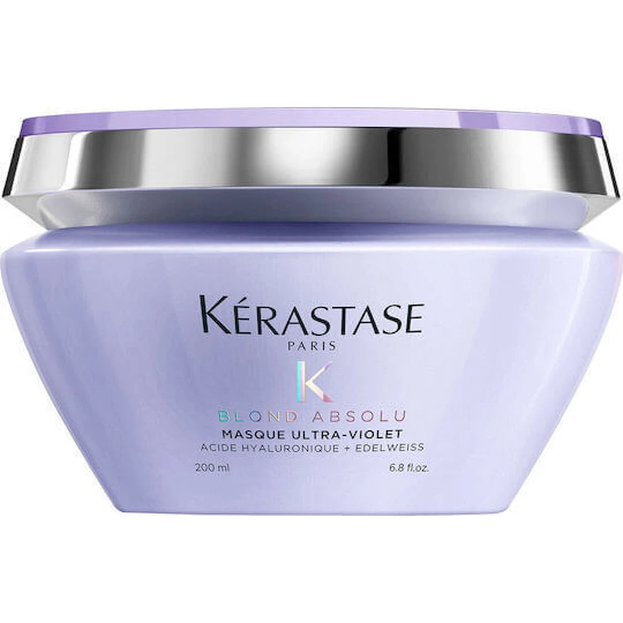 Ультрафіолетова маска для волосся Kérastase Blond Absolu Blond, що зберігає ультрафіолетовий колір 200 мл: ціни та характеристики