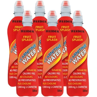 Weider L-Carnitine Drink с карнитином и вкусом фруктового взрыва 6 x 500 мл