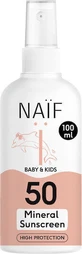 Naïf Водостійкий дитячий сонцезахисний крем-емульсія SPF50 100мл