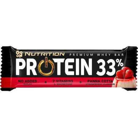 Go On Nutrition Преміум сироватковий батончик з 33% протеїну зі смаком панна-котта 50гр: ціни та характеристики