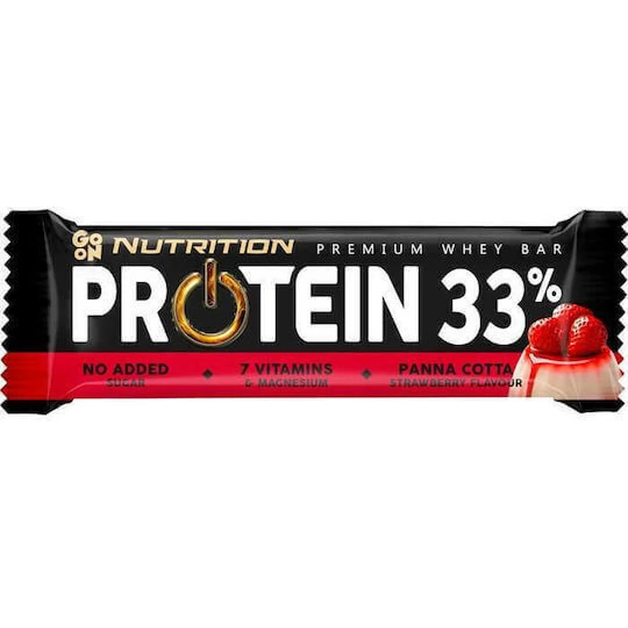 Go On Nutrition Преміум сироватковий батончик з 33% протеїну зі смаком панна-котта 50гр: ціни та характеристики