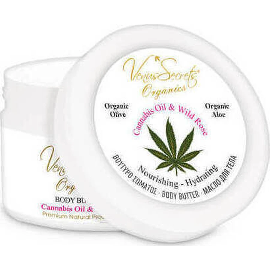 Venus Secrets Cannabis Secrets Cannabis Oil & Wild Rose Body Moisturiser для всех типов кожи 280 мл: цены и характеристики