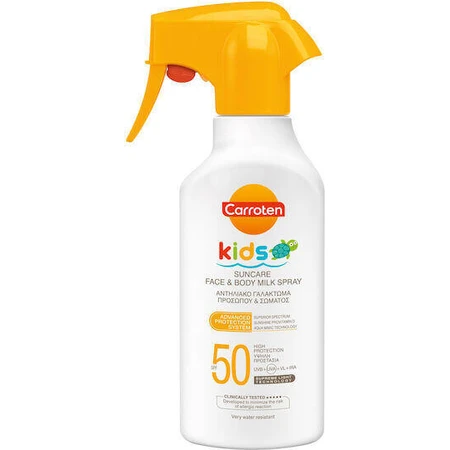 Carroten Kids Водостійкий дитячий сонцезахисний крем-спрей SPF50 270мл: ціни та характеристики