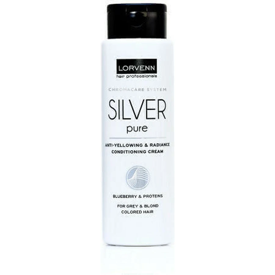 Lorvenn Silver Silver Чистий кондиціонер для підтримки кольору для фарбованого волосся 300 мл: ціни та характеристики