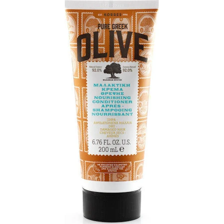 Korres Pure Greek Olive Зволожуючий кондиціонер для сухого волосся 200 мл: ціни та характеристики
