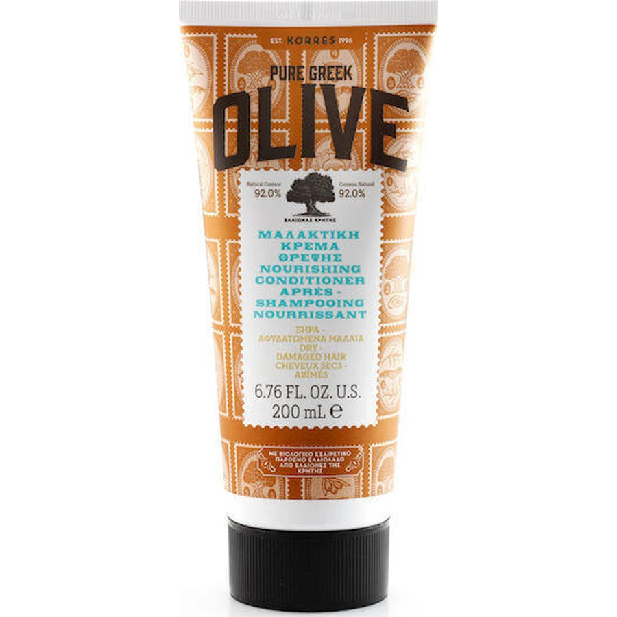 Korres Pure Greek Olive Зволожуючий кондиціонер для сухого волосся 200 мл: ціни та характеристики