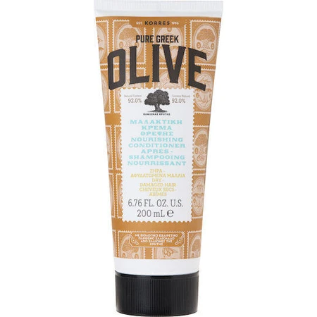 Korres Pure Greek Olive Зволожуючий кондиціонер для сухого волосся 200 мл: ціни та характеристики