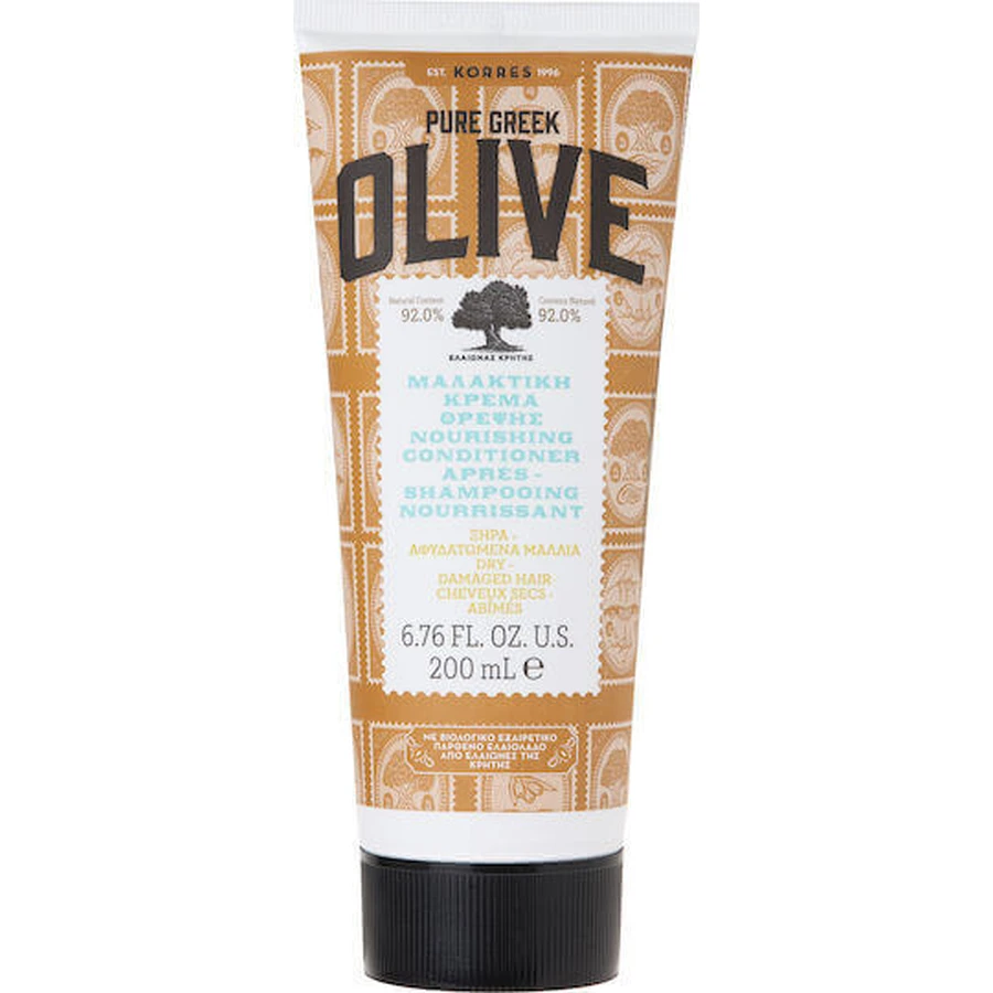 Korres Pure Greek Olive Зволожуючий кондиціонер для сухого волосся 200 мл: ціни та характеристики
