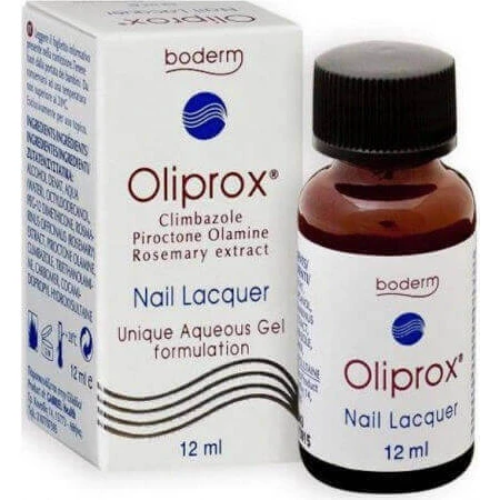 Защитный лак для ногтей Boderm Oliprox от грибка 12 мл: цены и характеристики