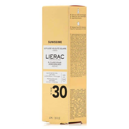 Lierac Sunissime Оксамитове сонце Сонцезахисний лосьйон для обличчя SPF30 40мл: ціни та характеристики