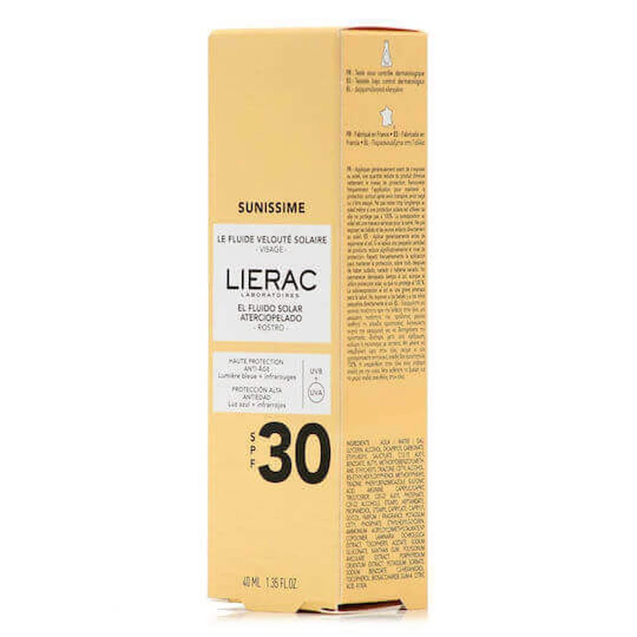Lierac Sunissime Оксамитове сонце Сонцезахисний лосьйон для обличчя SPF30 40мл: ціни та характеристики