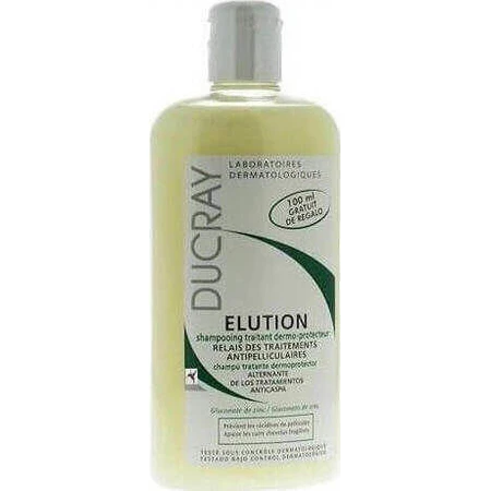 Ducray Elution Dermo Захисний шампунь для чутливої шкіри голови проти лупи та випадіння волосся для ламкого волосся 400 мл: ціни та характеристики