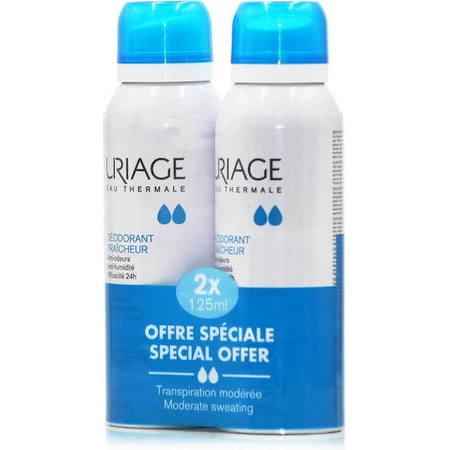 Дезодорант-спрей Uriage Eau Thermale Fresh Deodorant 24h Дезодорант-спрей 2х125мл: ціни та характеристики
