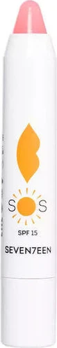 Seventeen SOS Бальзам для губ SPF15 01 розовый 2,6гр
