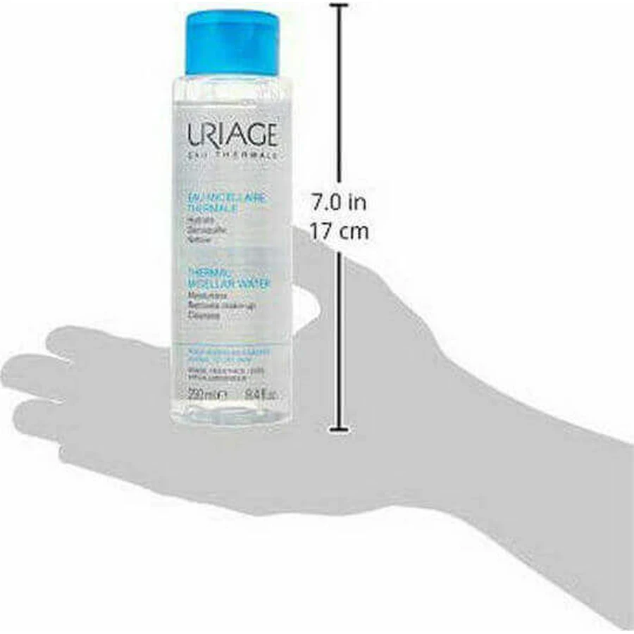 Uriage Thermal Micellar Makeup Removing Face & Eyes Мицеллярная вода для лица и глаз для кожи, склонной к акне 250 мл: цены и характеристики