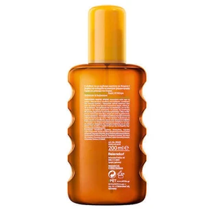 Nivea Carotene Carotene Oil Водостійка олія для обличчя із захистом від сонця SPF6 у спреї 200 мл