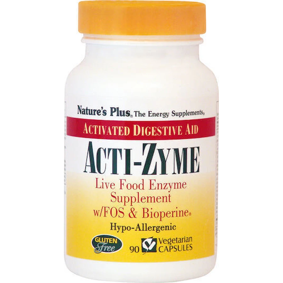 Nature's Plus Acti Zyme Gluten Free 90 растительных капсул: цены и характеристики