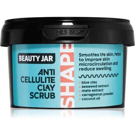 Антицелюлітний скраб для тіла Beauty Jar Shape Антицелюлітний скраб для тіла глина 380гр: ціни та характеристики