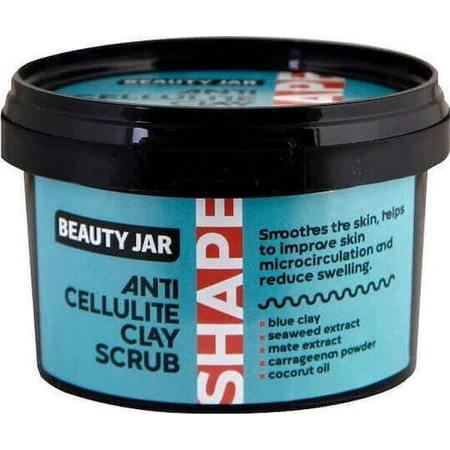 Антицелюлітний скраб для тіла Beauty Jar Shape Антицелюлітний скраб для тіла глина 380гр: ціни та характеристики