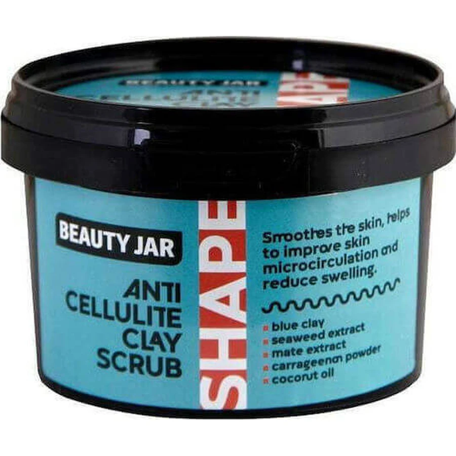 Антицелюлітний скраб для тіла Beauty Jar Shape Антицелюлітний скраб для тіла глина 380гр: ціни та характеристики