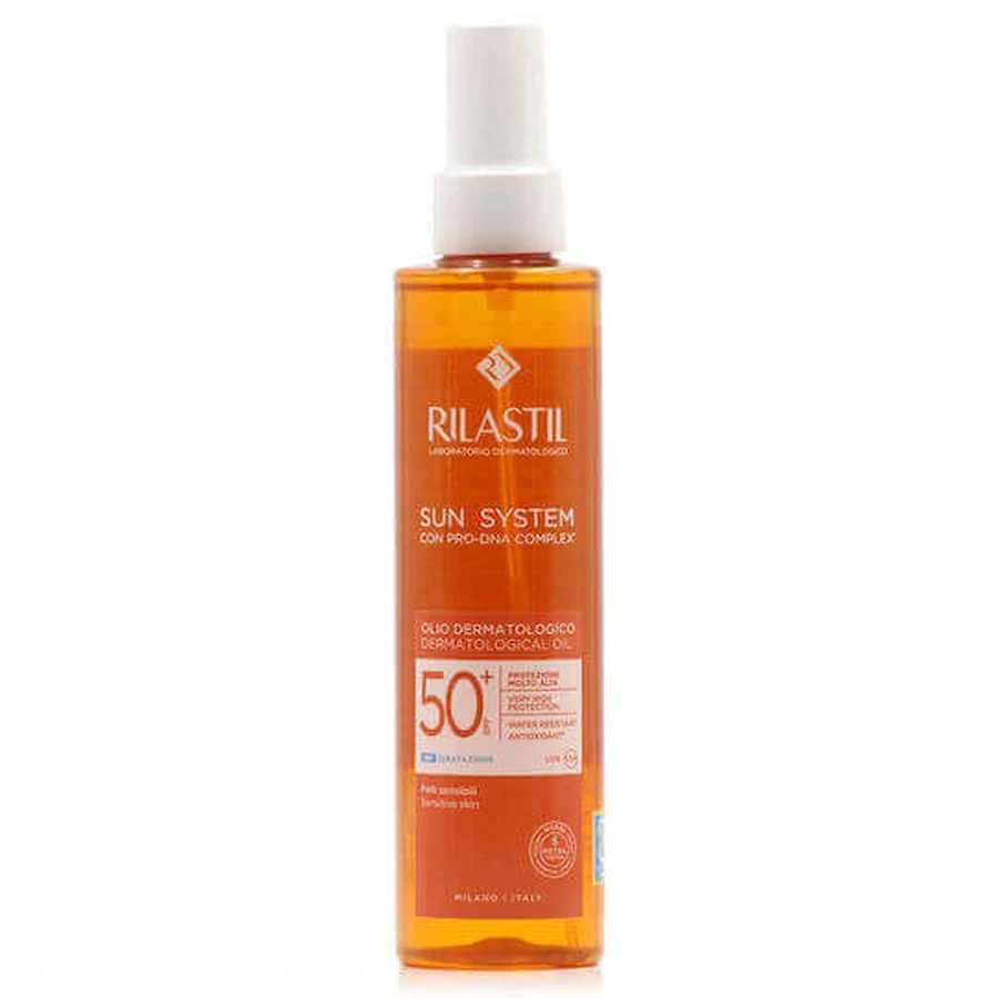 Rilastil Sun System Водостійка сонцезахисна олія для тіла SPF50+ 200мл: ціни та характеристики