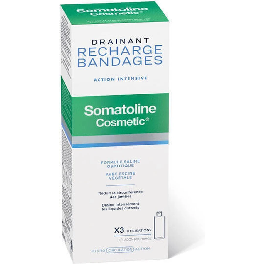 Олія для схуднення / целюліту грудей Somatoline Cosmetic Recharge Bandages Solution для схуднення / целюліту 400мл: ціни та характеристики