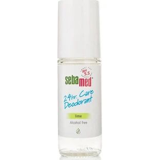 Дезодорант Sebamed Sensitive Skin Lime Deodorant 24h Roll-On Deodorant Aluminium Free 50ml