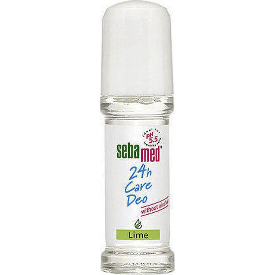 Дезодорант Sebamed Sensitive Skin Lime Deodorant 24h Roll-On Deodorant Aluminium Free 50ml: ціни та характеристики