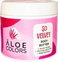 Aloe Colors So Velvet Зволожуючий крем для тіла з алое вера та ароматичною пудрою для сухої/дуже сухої та чутливої шкіри 200 мл