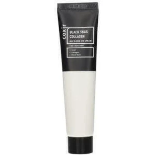 Coxir Black Snail Collagen All In One Зволожуючий та антивіковий крем для шкіри навколо очей з колагеном 30 мл