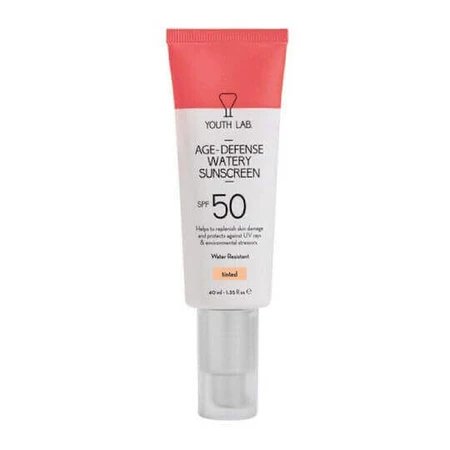 Лаборатория Молодости. Age-Defense Водянистый солнцезащитный крем для лица SPF50 с пигментом 40 мл: цены и характеристики