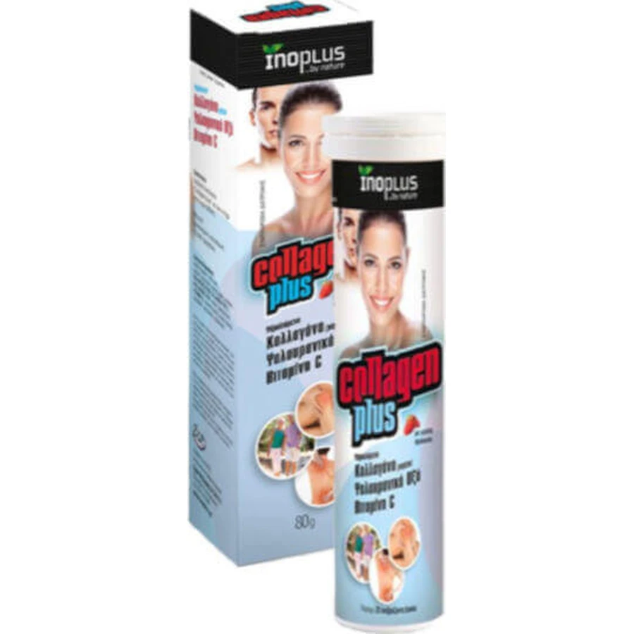 Ino Plus Collagen Plus with Hyaluronic Acid & Vitamin C 20 eff 20 tabs: цены и характеристики