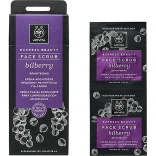 Apivita Express Beauty Скраб для лица с черникой 16 мл