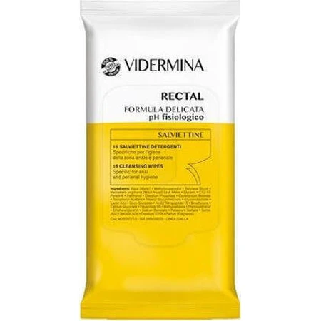 Epsilon Health Vidermina Ректальные салфетки от геморроя 15шт: цены и характеристики