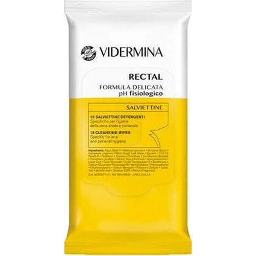 Epsilon Health Vidermina Ректальные салфетки от геморроя 15шт: цены и характеристики
