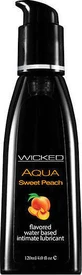 Вагінальний лубрикант Wicked Aqua зі смаком солодкого персика 120 мл