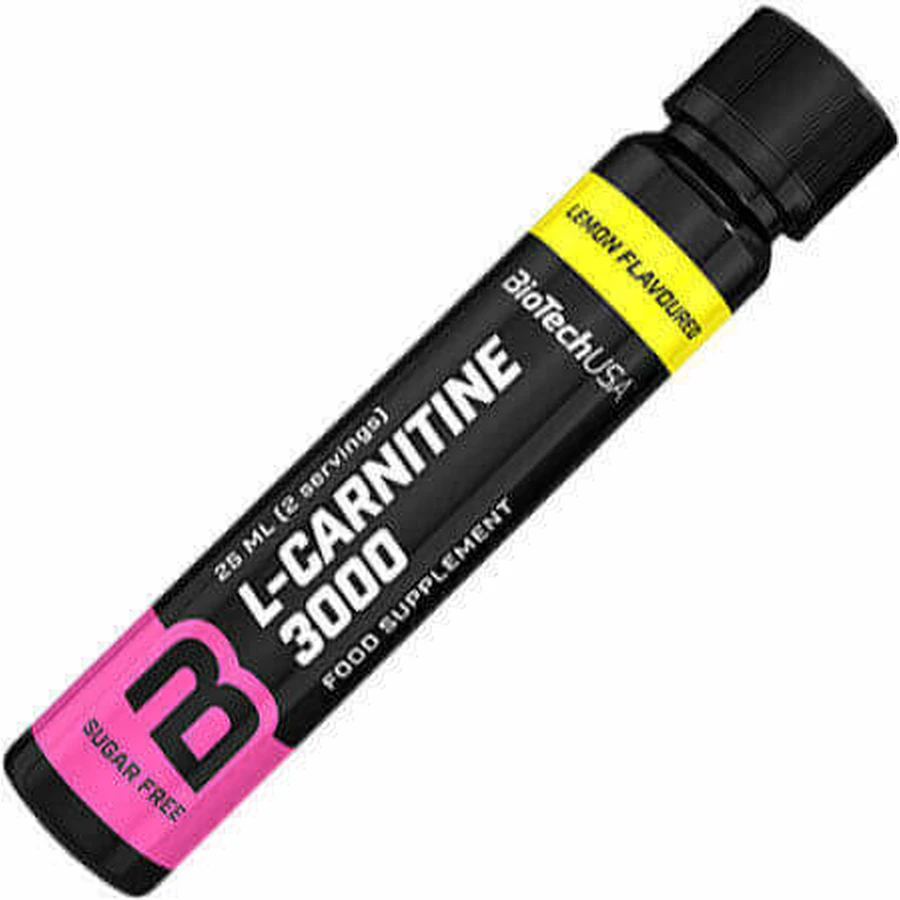 Biotech USA L-Carnitine з карнітином 3000мг та апельсиновим смаком 25мл: ціни та характеристики
