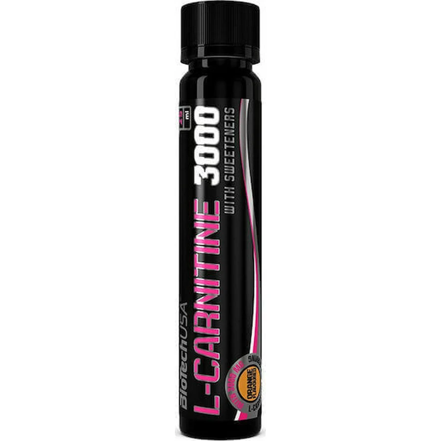 Biotech USA L-Carnitine з карнітином 3000мг та апельсиновим смаком 25мл: ціни та характеристики