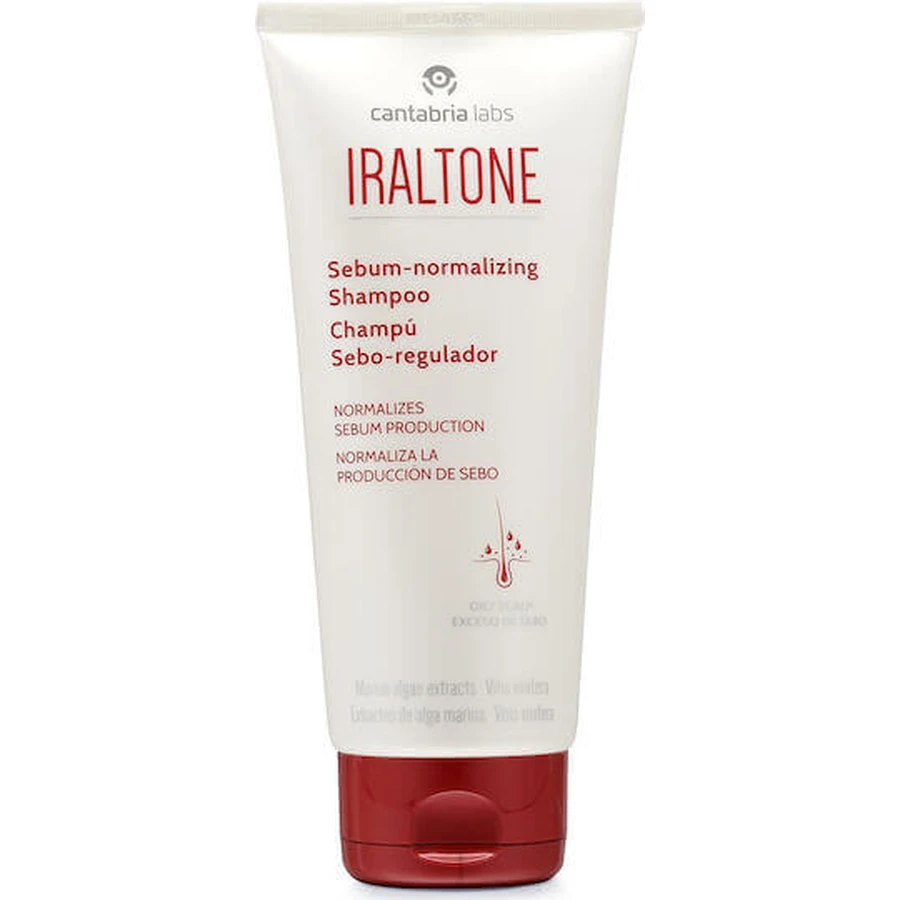 Cantabria labs Iraltone Iraltone Sebum Нормалізуючий шампунь проти лупи та випадіння волосся для жирного волосся 200 мл: ціни та характеристики