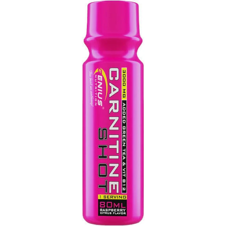 Genius Nutrition L-Carnitine Shot 3000 80 мл Raspberry Lemon: ціни та характеристики