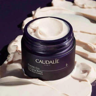 Caudalie Premier Cru Насыщенный увлажняющий, антивозрастной и тонизирующий крем для лица с гиалуроновой кислотой и керамидами 50 мл