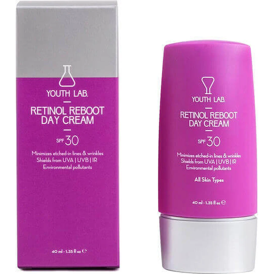 Лаборатория молодости. Reboot 24h Day Moisturising and Anti-Ageing Face Cream with SPF30 with Retinol 40ml: цены и характеристики
