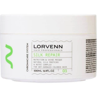 Lorvenn Silk Repair Питание и блеск Восстанавливающая маска для волос 500 мл