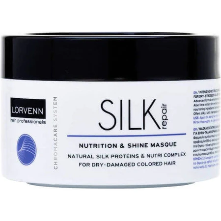 Lorvenn Silk Repair Питание и блеск Восстанавливающая маска для волос 500 мл: цены и характеристики