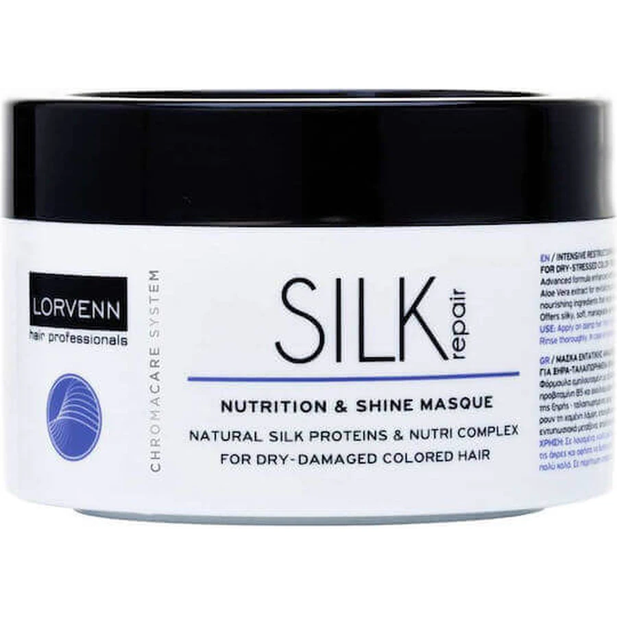 Lorvenn Silk Repair Питание и блеск Восстанавливающая маска для волос 500 мл: цены и характеристики