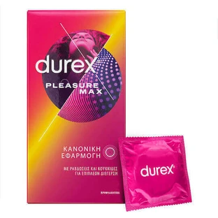 Дюрекс Прокладки з преконсервантом Pleasure Max ребристі 6шт
