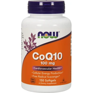 Now Foods CoQ10 без глютену 100 мг 150 м'яких гелів